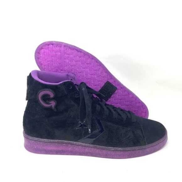 💖MEGA SALE💖Converse Joe Fresh Goods Pro Leather High Top Black Women 170645C - Picture 6 of 11
